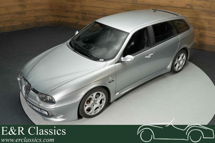 Alfa Romeo 156 GTA Sportwagon | Handgeschakeld | 2002, Auto's, Oldtimers, Bedrijf, Te koop, Lederen bekleding, Alfa Romeo, Benzine
