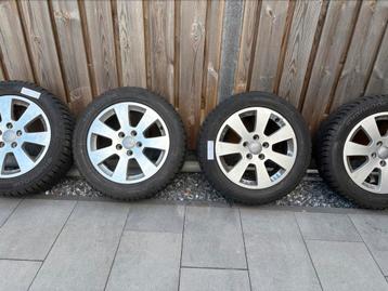 Set Audi Velgen + Winterbanden 205/55/16 - 16 Inch beschikbaar voor biedingen
