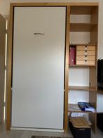 opklapbed Space verticaal, 90 cm, Eenpersoons, Wit, Ophalen of Verzenden