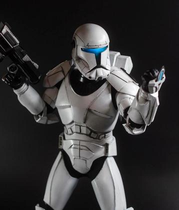 Hot Toys Star Wars Clone Commando custom 1/6 LED light up beschikbaar voor biedingen
