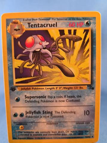 Tentacruel 44/62 - Fossil (1st edition) beschikbaar voor biedingen