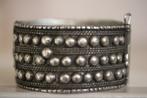 Antieke etnische armband Turkmenistan zilver zilveren, Sieraden, Tassen en Uiterlijk, Antieke sieraden, Ophalen of Verzenden, Zilver