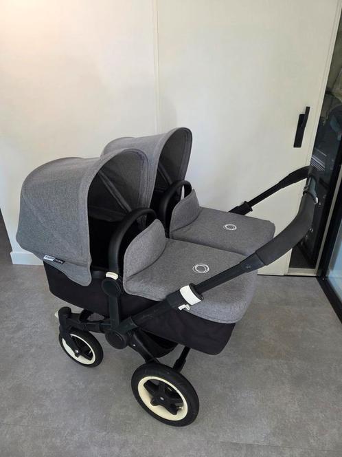 Bugaboo Donkey Duo 3 Black/Grey, Kinderen en Baby's, Kinderwagens en Combinaties, Gebruikt, Combiwagen, Bugaboo, Luchtbanden, Ophalen
