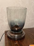 Glazen lamp, Huis en Inrichting, Ophalen, Gebruikt, Glas, Minder dan 50 cm