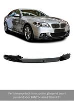 BMW 5-serie F10 F11 lip splitter voorbumper hoogglans zwart, Ophalen, Nieuw, BMW, Bumper