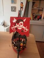 Playmobil piratenschip + gratis Playmobil set, Ophalen of Verzenden, Zo goed als nieuw