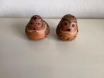 Set 2 kalebas figuren, in tinten bruin 2 manfiguren, Huis en Inrichting, Ophalen of Verzenden, Nieuw