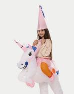 Opblaasbare Unicorn kostuum kind, Nieuw, Ophalen
