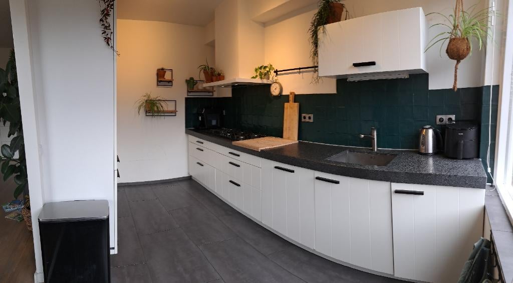 Volledige keuken, Ophalen, Gebruikt, Wit, Graniet of Steen