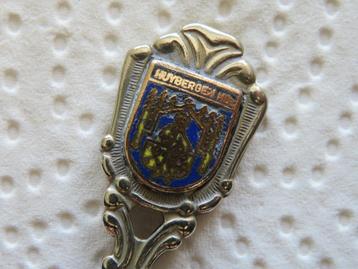 Lepeltje Wapen Huybergen (emaille) beschikbaar voor biedingen