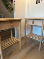 2x BJÖRKSNÄS nachtkastjes - IKEA, Ophalen, Minder dan 45 cm, Zo goed als nieuw, Minder dan 55 cm