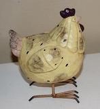 Stevige spaarpot kip - 132424, Verzamelen, Spaarpotten, Ophalen of Verzenden, Gebruikt, Metaal of Blik, Dier