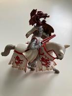Te koop 2x Schleich ridder te paard wit en zwart, Verzamelen, Speelgoed, Verzenden, Zo goed als nieuw