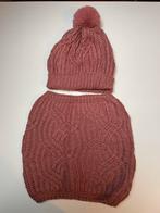 Zara setje muts en sjaal roze 110-128, Gebruikt, 110 t/m 116, Ophalen of Verzenden, Zara