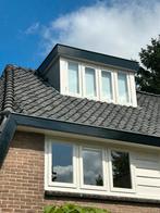 Gevel-Kantpannen Nokvorsten Blauw Gesmoord, Doe-het-zelf en Verbouw, Dakpannen en Dakbedekking, Ophalen, Steen of Klei, Blauw