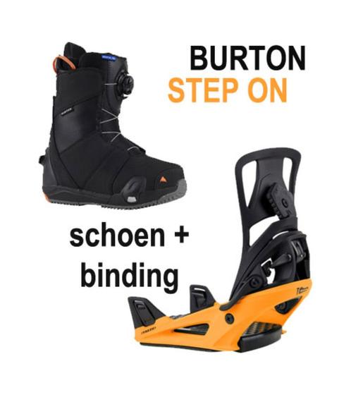 Snowboardschoenen BURTON STEP ON + Binding mt L, Sport en Fitness, Snowboarden, Gebruikt, Schoenen, Ophalen