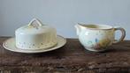 Oude botervloot en melkkannetje Woods Ivory Ware - England, Ophalen of Verzenden