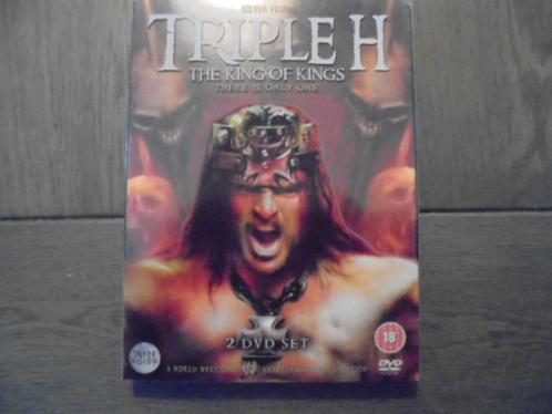 WWE/WWF, Triple H King of Kings op 2 DVD's, Cd's en Dvd's, Dvd's | Sport en Fitness, Zo goed als nieuw, Overige typen, Vechtsport
