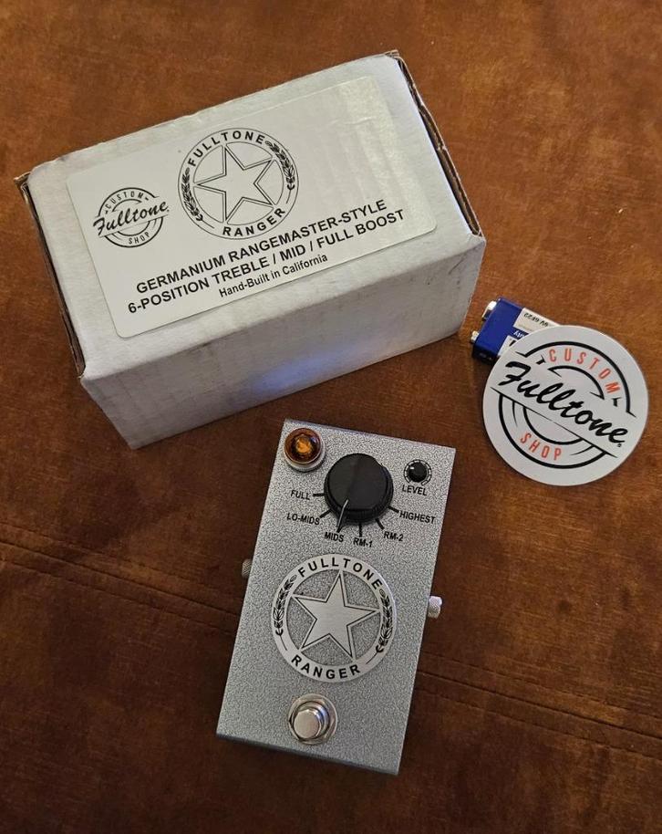 Fulltone Ranger Germanium Treble Booster, Muziek en Instrumenten, Effecten, Zo goed als nieuw, Distortion, Overdrive of Fuzz, Ophalen