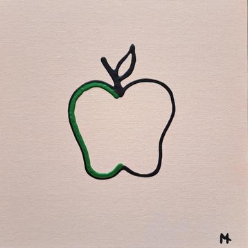 Acryl op canvas "appel"