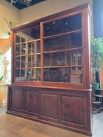 Charmante teakhouten vitrinekast | buffetkast | keukenkast, Huis en Inrichting, Kasten | Buffetkasten, 200 cm of meer, Niet te achterhalen