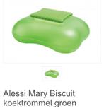 Alessi Mary Biscuit koektrommel groen, Huis en Inrichting, Overige materialen, Overige typen, Overige stijlen, Ophalen of Verzenden