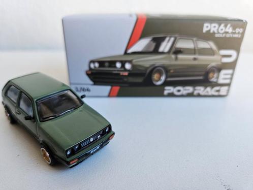 Golf 2 GTI 16 V  G60 Pop Race 1:64 nieuw! Groen BBS, Hobby en Vrije tijd, Modelauto's | Overige schalen, Nieuw, Ophalen of Verzenden