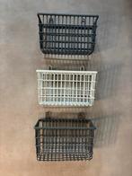 3 vintage douche rekjes, Huis en Inrichting, Ophalen of Verzenden, Gebruikt, Wit