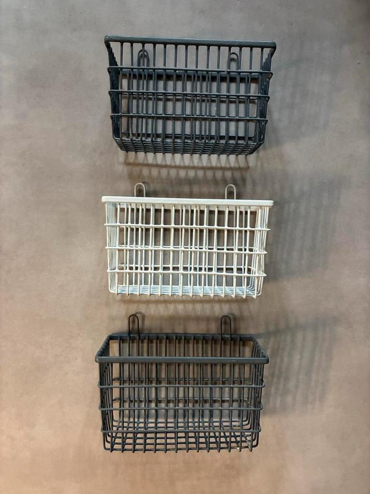3 vintage douche rekjes, Huis en Inrichting, Badkamer | Badtextiel en Accessoires, Gebruikt, Wit, Ophalen of Verzenden
