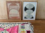 Enkel art studio zeefdrukken met lijst, Antiek en Kunst, Kunst | Schilderijen | Modern, Ophalen of Verzenden
