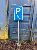 Parkeerbord invalide/mindervalide - incl paal, Auto diversen, Verkeersbord, Ophalen