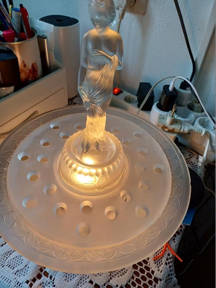 Tafelstuk waarschijnlijk schweig, müller co. Art deco, Antiek en Kunst, Antiek | Glas en Kristal, Ophalen