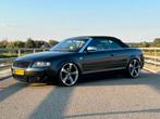 Audi A4 1.8 120KW Cabrio 2004 Zwart, Auto's, Audi, Voorwielaandrijving, 4 cilinders, Cabriolet, 4 stoelen