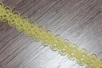 Haspel kant sierband schulprandje - 15mm - geel #1757, Ophalen of Verzenden, Nieuw, Lint, Band of Elastiek