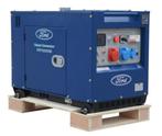 FORD DIESEL GENERATOR AGGREGRAAT  FDT10200SE, Doe-het-zelf en Verbouw, Aggregaten, Nieuw, Geluidgedempt, Dieselolie, 5 tot 10 kVA