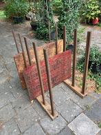 Platenrek, panelen rek, staal, Doe-het-zelf en Verbouw, Metalen, Ophalen, Gebruikt, IJzer