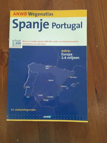 Spanje en Portugal Wegenatlas ANWB beschikbaar voor biedingen