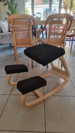 Schommelstoel schommel stoel knie kniestoel zwart hout, Huis en Inrichting, Japandi, Zwart, Nieuw, Ophalen of Verzenden