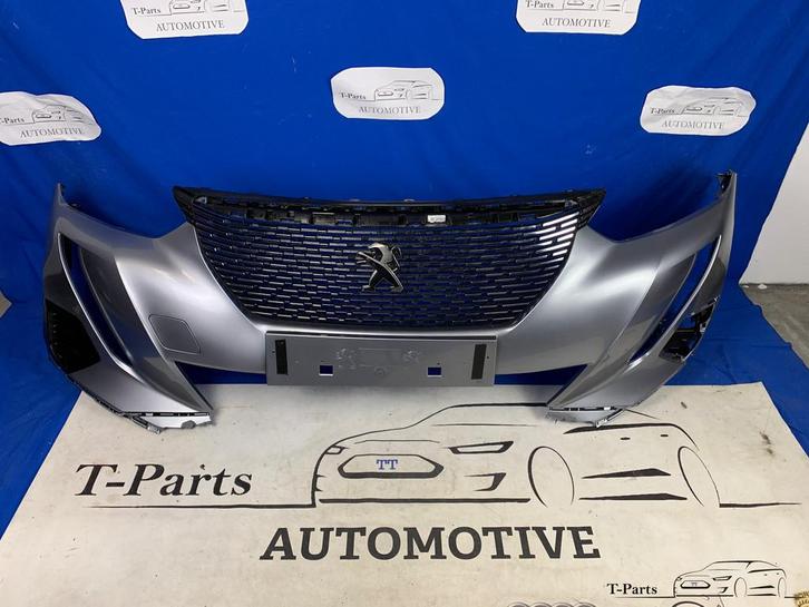 Peugeot 2008 voorbumper grille bumper rooster 2018+, Auto-onderdelen, Carrosserie en Plaatwerk, Bumper, Peugeot, Gebruikt, Ophalen of Verzenden