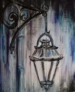 Geschilderd op hout lantaarn, Antiek en Kunst, Ophalen