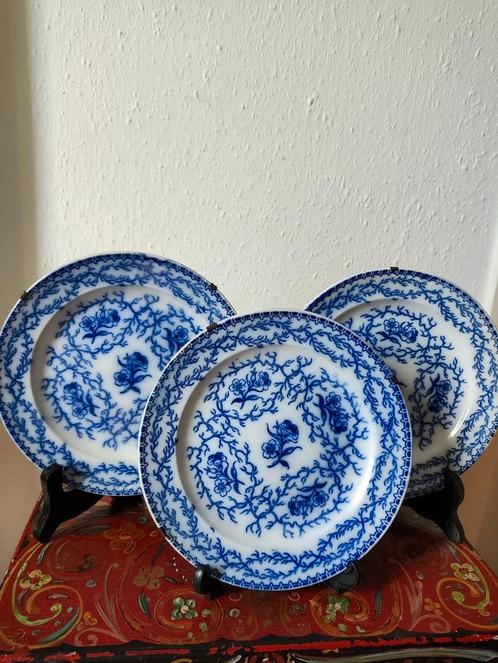 Drie prachtige antieke wandbordjes van 'Royal Thorn PR', Antiek en Kunst, Antiek | Wandborden en Tegels, Verzenden