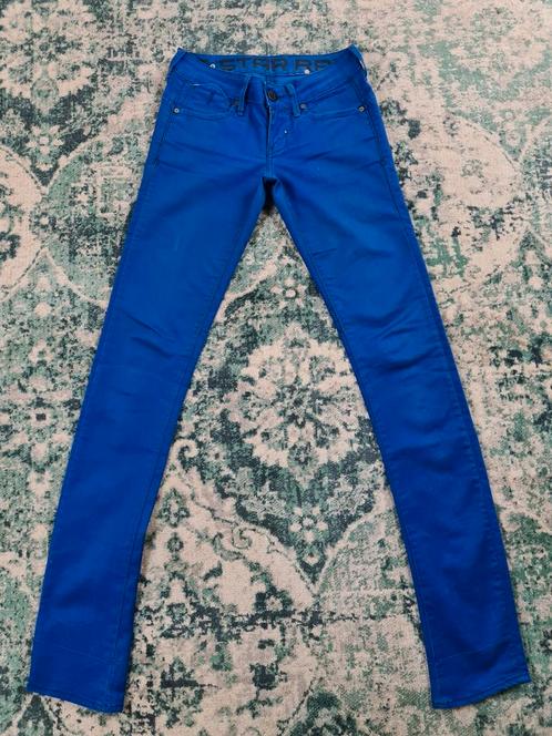G-star raw skinny fit W26 L36 WMN Tulsi2636 Blauw, Kleding | Dames, Spijkerbroeken en Jeans, Zo goed als nieuw, W27 (confectie 34) of kleiner
