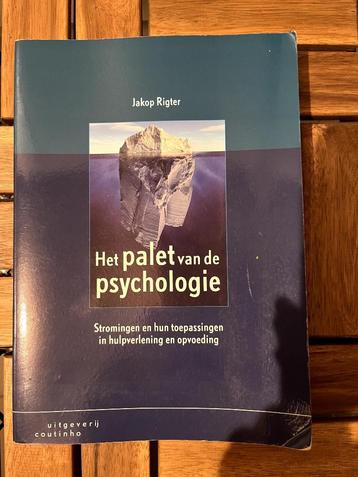 Het Palet van de psychologie, Jacob Rigter, 9789046900109 beschikbaar voor biedingen