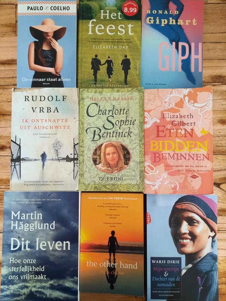 Boekenpakket diverse auteurs - 8 stuks, Boeken, Romans, Gelezen, Nederland, Ophalen of Verzenden