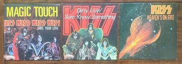 3x KISS - Magic Touch + Sure Know Something + Heaven’s Fire beschikbaar voor biedingen
