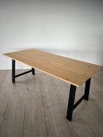 Eettafel Gadeskov Jysk 190x90 massief eiken en eiken fineer, Huis en Inrichting, Ophalen, Gebruikt, Eikenhout, 50 tot 100 cm