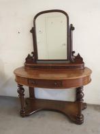 Antieken Biedermeier kaptafel met spiegel, Ophalen