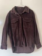 Denham - corduroy blouse donkerbruin maat S/M, Maat 38/40 (M), Denham, Bruin, Ophalen of Verzenden