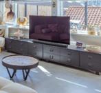 2x Woood TV Kast Zwart - 140cm, Ophalen, Gebruikt, 100 tot 150 cm, Minder dan 100 cm
