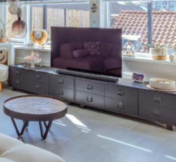 2x Woood TV Kast Zwart - 140cm beschikbaar voor biedingen